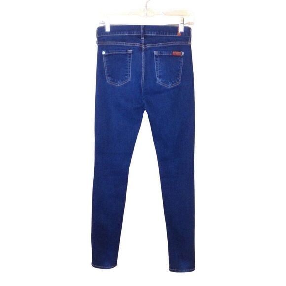 7 For All Mankind The Skinny Jeans Style U0150757S Rise 8" Size 26 - Picture 2 of 6